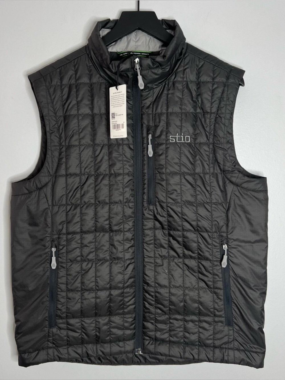 Stio Azura Insulated Vest Mens Large Boundary Black NWT